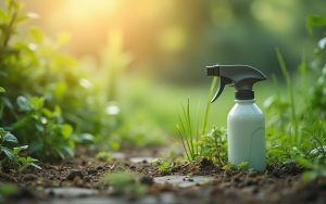 Illustration réaliste sur AdBlue désherbant : utilisation, efficacité et alternatives écologiques