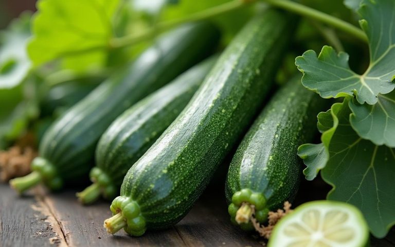 Illustration réaliste sur Courgette trop grosse : est-elle toxique et comment l'utiliser ?