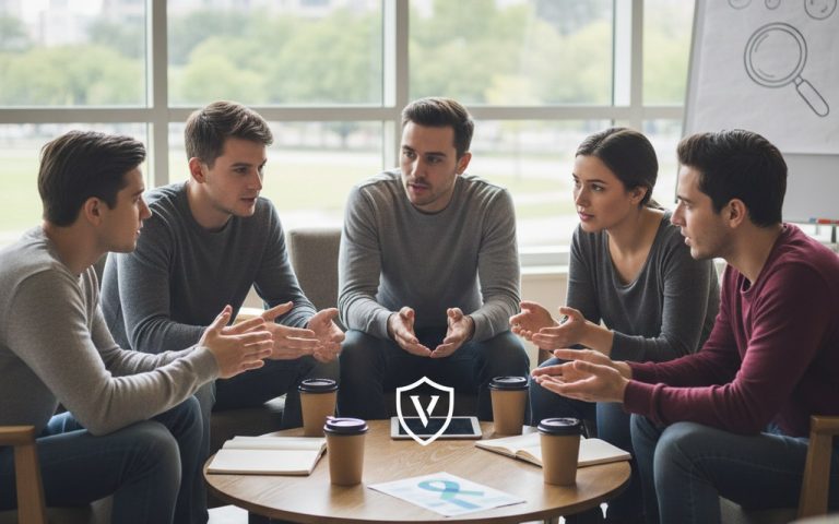 Discussion sur la santé sexuelle et la prévention du papillomavirus entre jeunes adultes.